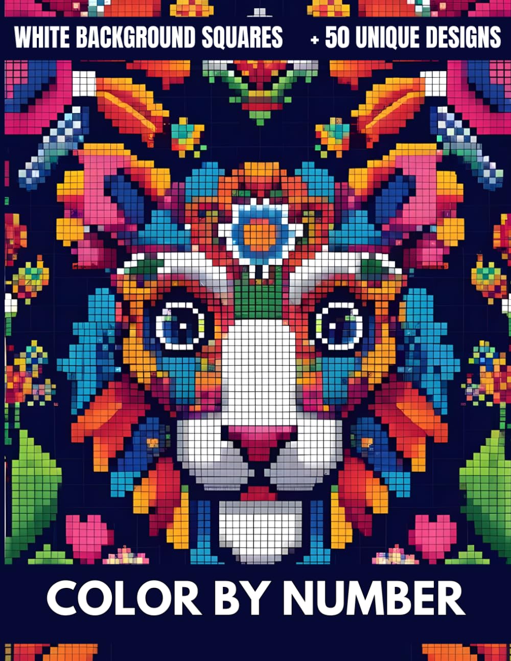 Color by number: Floral, Animal & Geometric Color by Number Pages – A Calming Adult Coloring Book for Relaxation, Focus and Creative Joy