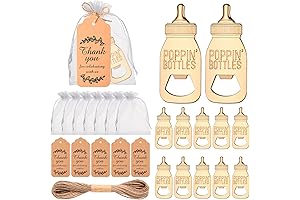 50 Pcs Popping Bottle Openers: Essential Baby Shower Party Favors for Guests