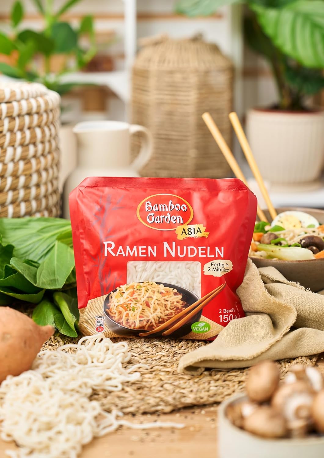 Schnell und Vegan: Bamboo Garden Ramen Nudeln im Test!