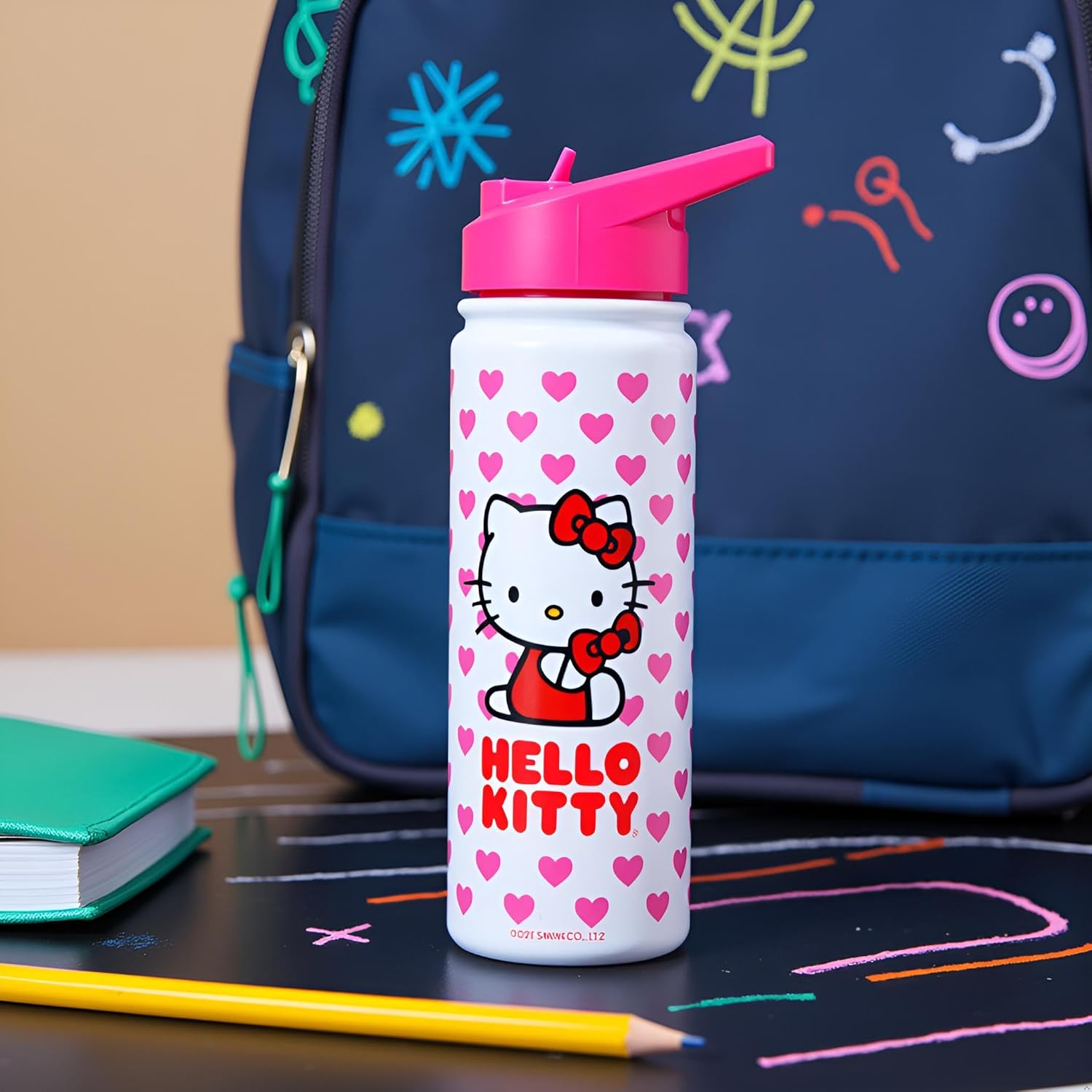 Fast Forward Sanrio Hello Kitty Insulated Stainless Steel Water Bottle | 20 Oz Insulated Water Bottle | Kids Water Bottle Thermos for Girls, Boys, Unisex, C6VAC13FN - Image 6