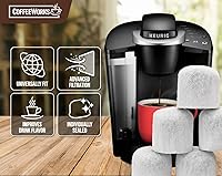 Vista 5 de CoffeeWorks - Cartuchos de repuesto de filtro de agua de carbón para máquinas de café Keurig, filtros de repuesto de ajuste universal compatibles