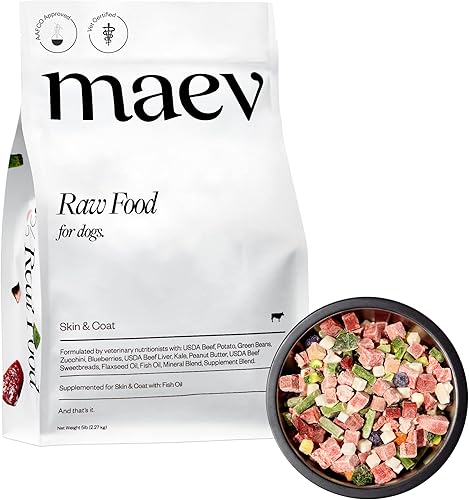Miniatura 1 de Maev Raw Dog Food Better than Freeze Dried Dog Food Flash Frozen Dog Food with Lean Beef Protein Vitamin-Rich Organ Meat in Every Serving Skin and