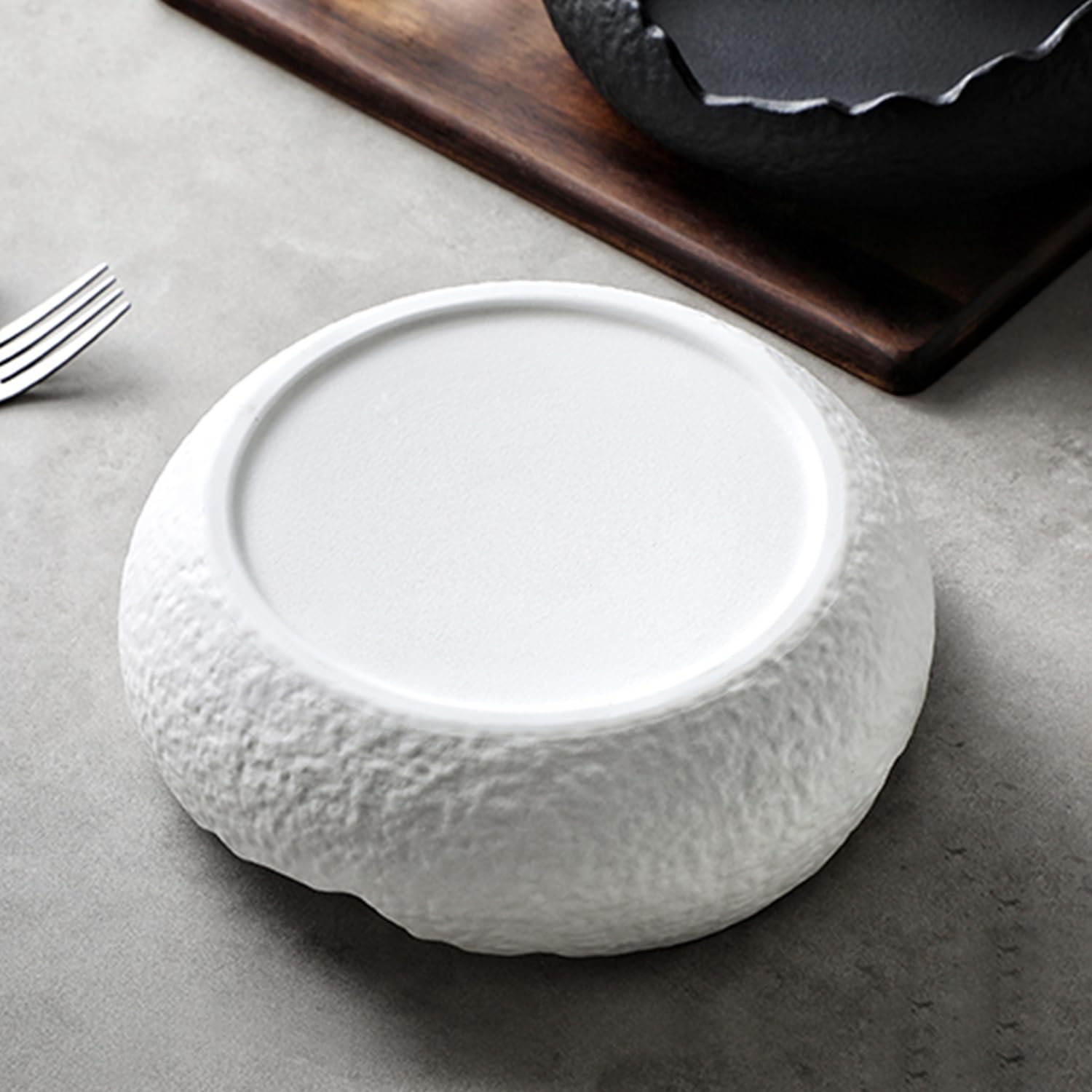 Cuenco De Cerámica Para Llaves Y Dulces - Decoración De Mesa, Forma De Bola Blanca, Regalo Para El Hogar