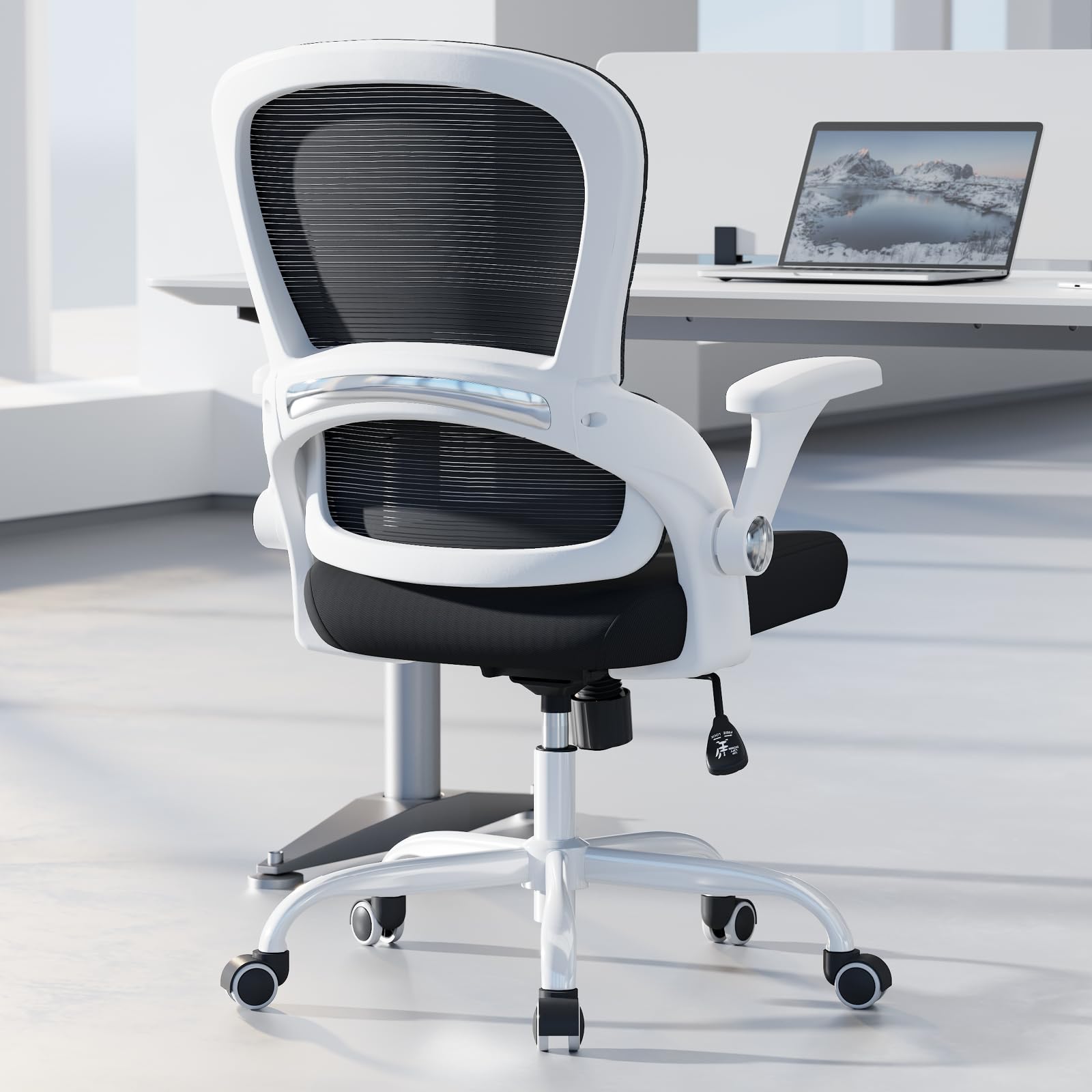 TRALT Office Chair - Ergonomic Office Chair with Back Support Home Office Desk Chairs 330lbs Wide Seat Big