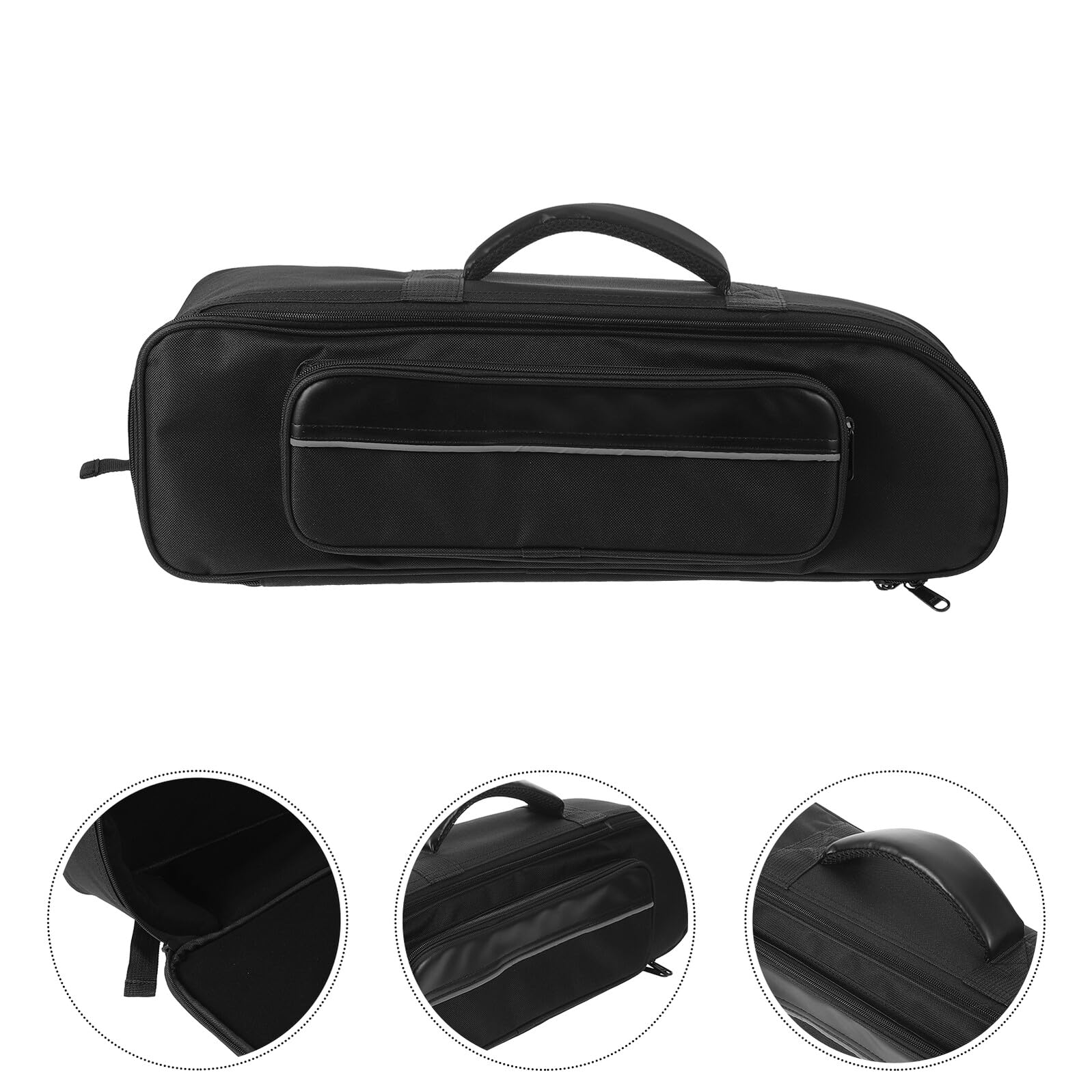 STOBAZA Borsa Tracolla Imbottita per Sassofono Contralto e Baritono Borsa per Accessori Musicali in Oxford Custodia Morbida per Strumenti Fiato con Tracolla Regolabile e Vano Portaoggetti
