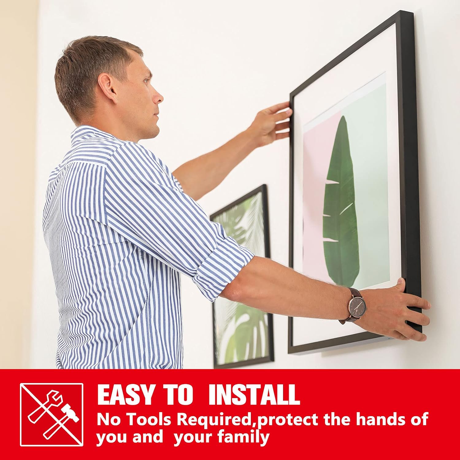 HitLights Double Sided Tape Heavy Duty (2 Pack), Waterproof Strong Mounting Adhesive Tape for Walls, Car, Home Decor, Office Decor (100ft x 0.39in)