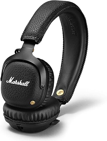 Marshall Mid Bluetooth Headphones - Black, 1
