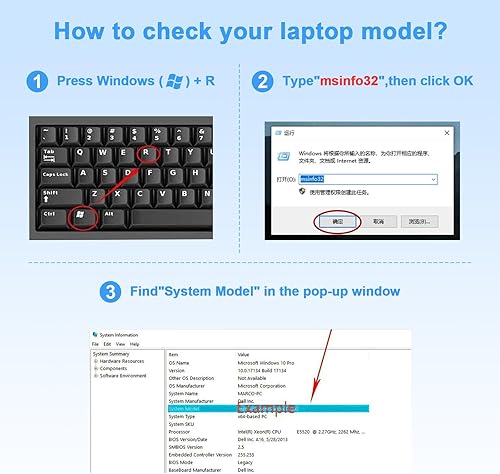Miniatura 7 de 68WH GJKNX - Batería de repuesto para Dell Latitude 5480 5580 5280 5288 5488 5590 5591 5490 5491 5495 E5480 E5490 E5580 E5590 compatible con