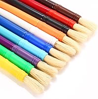 Vista 3 de Vasos de pintura para niños con tapas, recipientes de pintura antiderrames, incluye pinceles de pintura para niños pequeños y bandeja de paleta