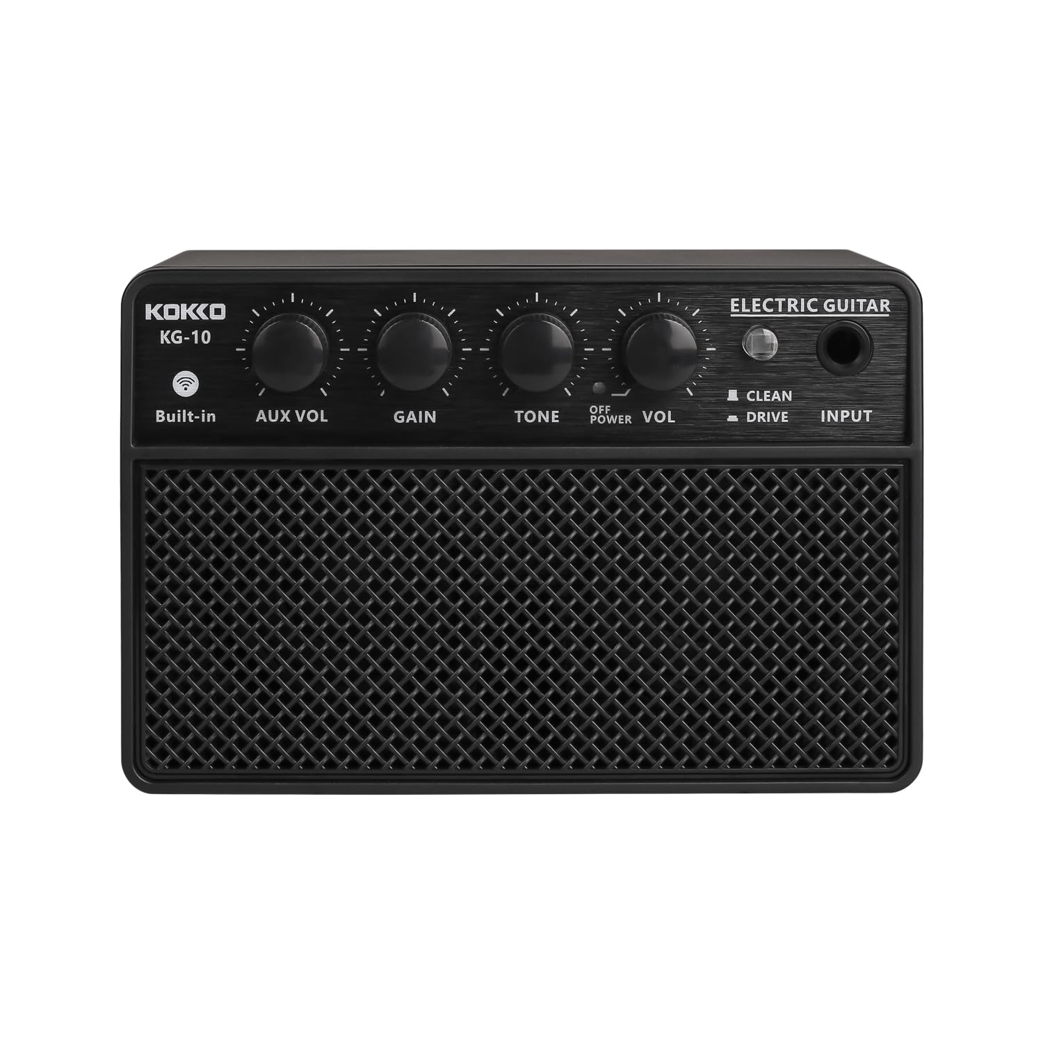 KOKKO KG10 Gitarren Effektpedal – Kompaktes Pedal für E-Gitarre, True Bypass, Robustes Metallgehäuse, Einfache Bedienung für Anfänger & Bühne