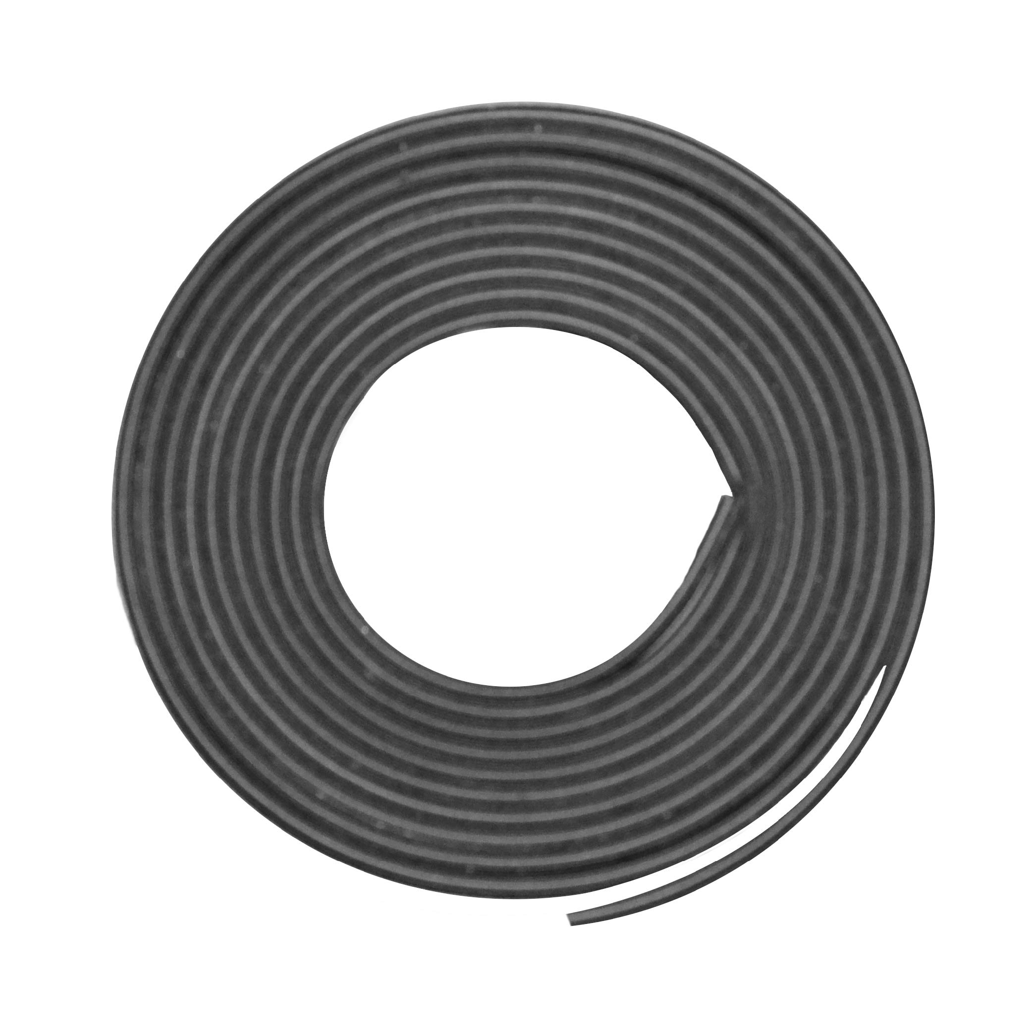 Fire/Smoke Self Adhesive Silicone Door Gasketing in black (5884S), (3/8