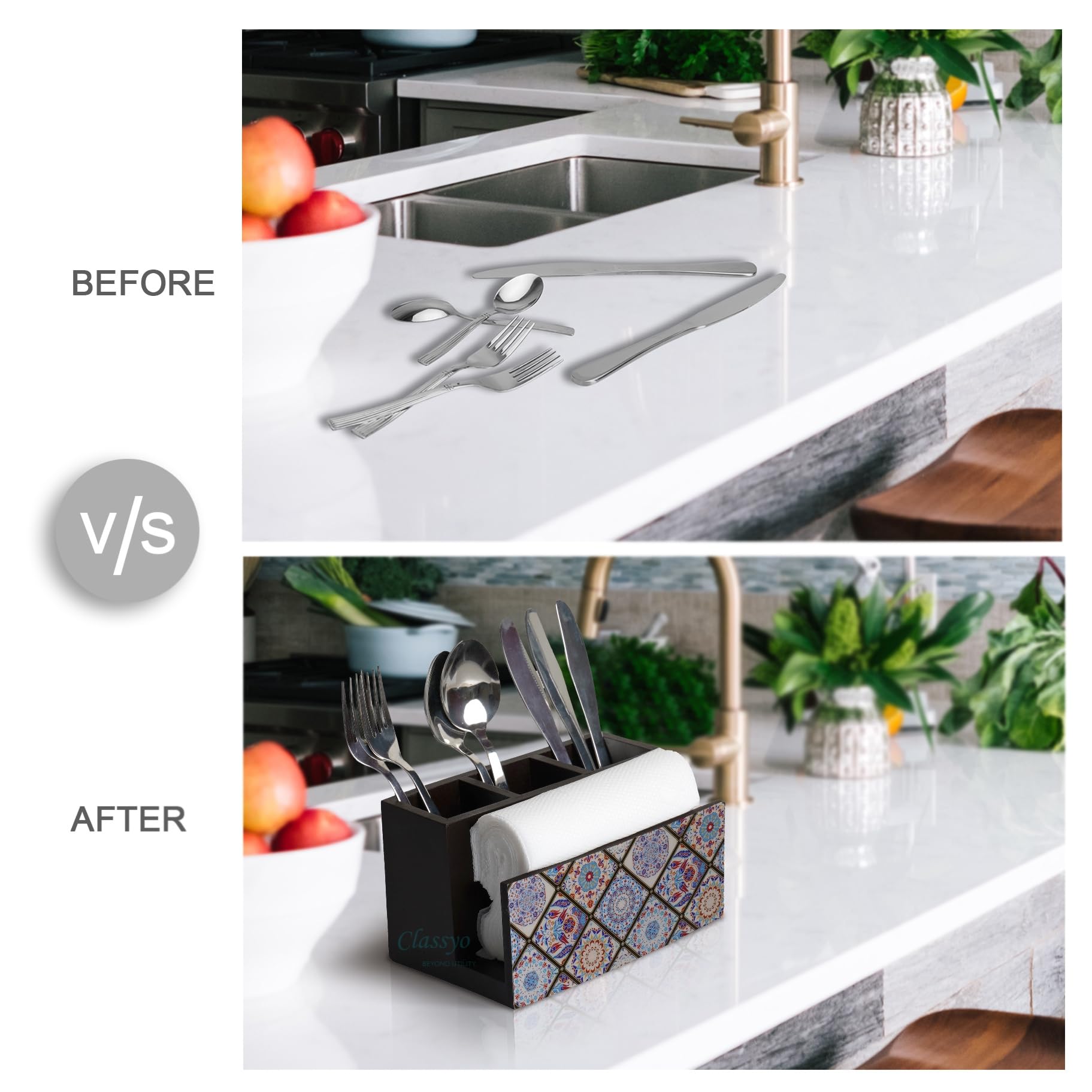 Classyo Spoon Stand - Kitchen & Dining Organizer -5