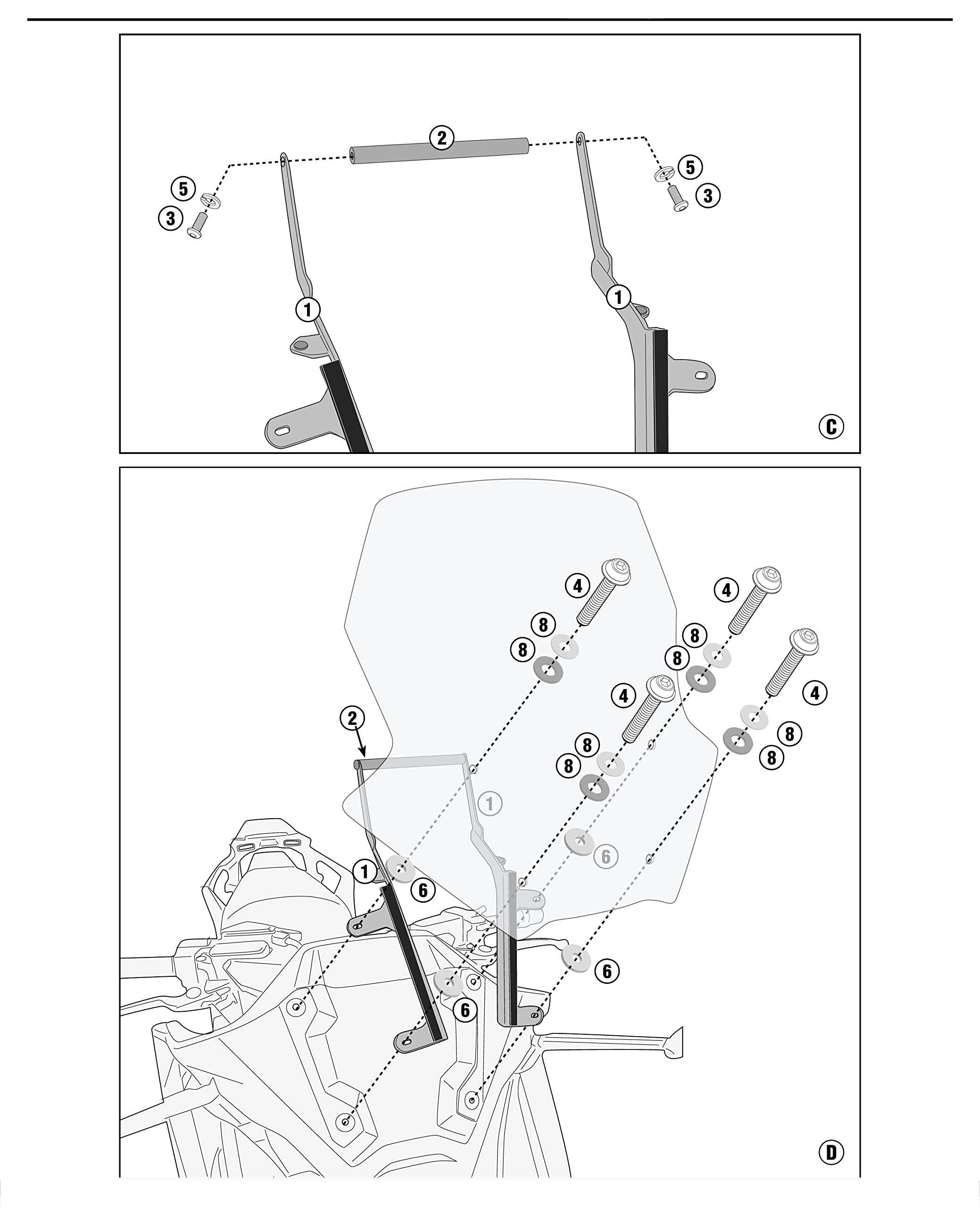 Soporte GPS de Cabina para Honda Forza 750 2021-2023