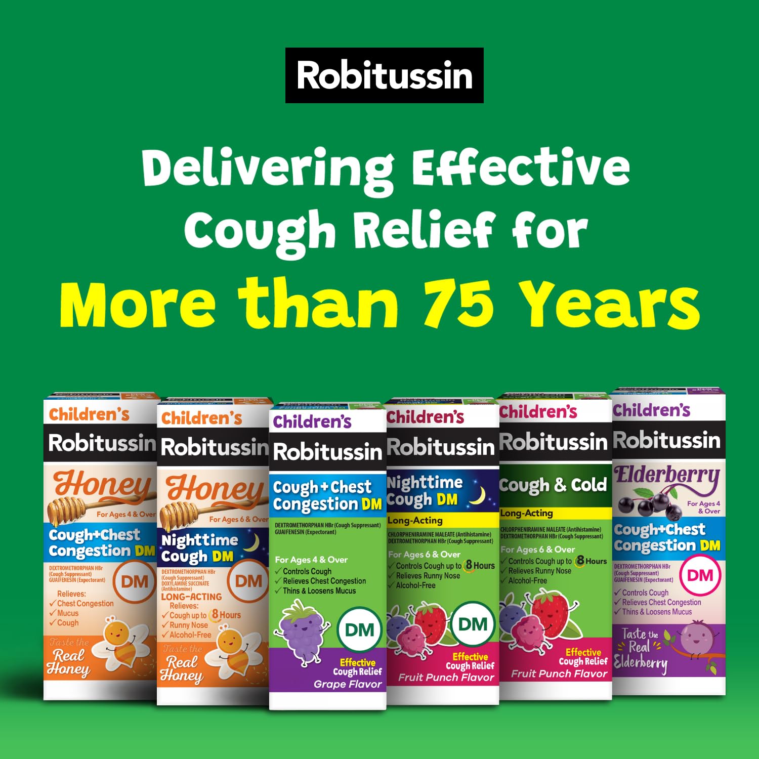 Children's Robitussin Grape Cough and Chest Congestion DM, 4 fl oz — Amazon image 11