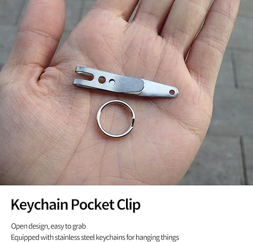 Miniatura 8 de Clip de bolsillo de suspensión, 2 piezas de herramienta de suspensión rápida multiusos para colgar cuchillos, gancho de clip de suspensión para