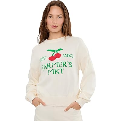525 america Bella Graphic Pullover chalk combo