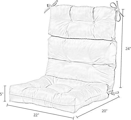 Miniatura 7 de South Pine Porch Asbury Park - Cojín para silla de respaldo alto, 2 unidades