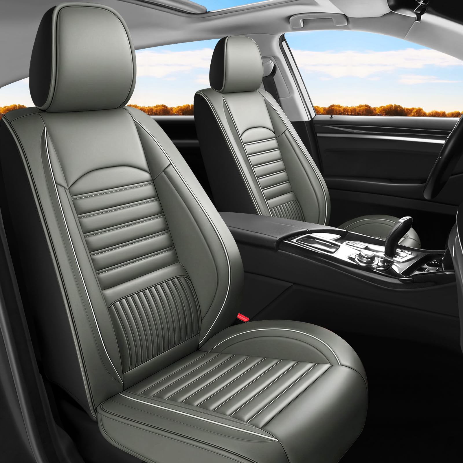 Car Seat Covers for GMC Yukon 2007-2024 2025 2026 Full Set 5 Seat