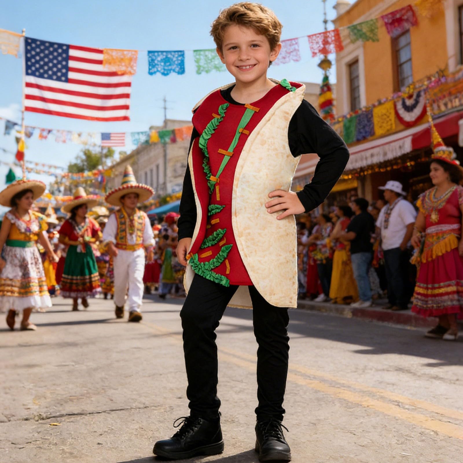 Generisch Costume festivo per bambini, elegante abito da principessa per giochi di travestimento
