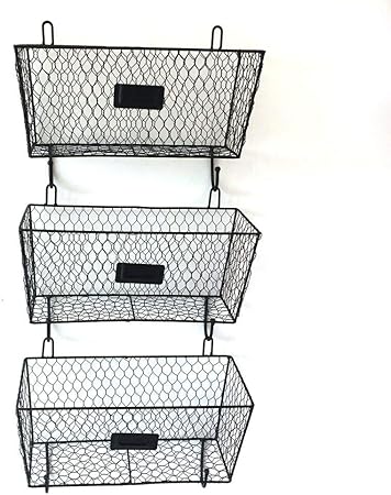 Amazon Co Jp Cypress Shop 壁取り付け式収納ワイヤーバスケット レター請求書 鍵収納ホルダー メールラック マガジンメタル バスケット オーガナイザー ヴィンテージスタイル トリプルバスケット 3点セット バスルーム キッチン 寝室用 ホーム キッチン Amazon Co Jp Cypress Shop 壁取り付け式収納ワイヤーバスケット レター請求書 鍵収納ホルダー メールラック マガジンメタル バスケット オーガナイザー ヴィンテージスタイル トリプルバスケット 3点セット バスルーム キッチン 寝室用 ホーム キッチン