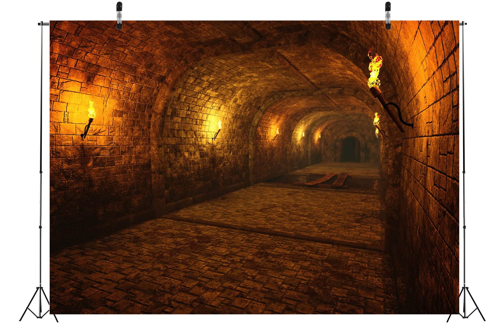 BELECO 17x10ft Fabric Medieval Castle Backdrop Ancient Castle Dungeon - View #9