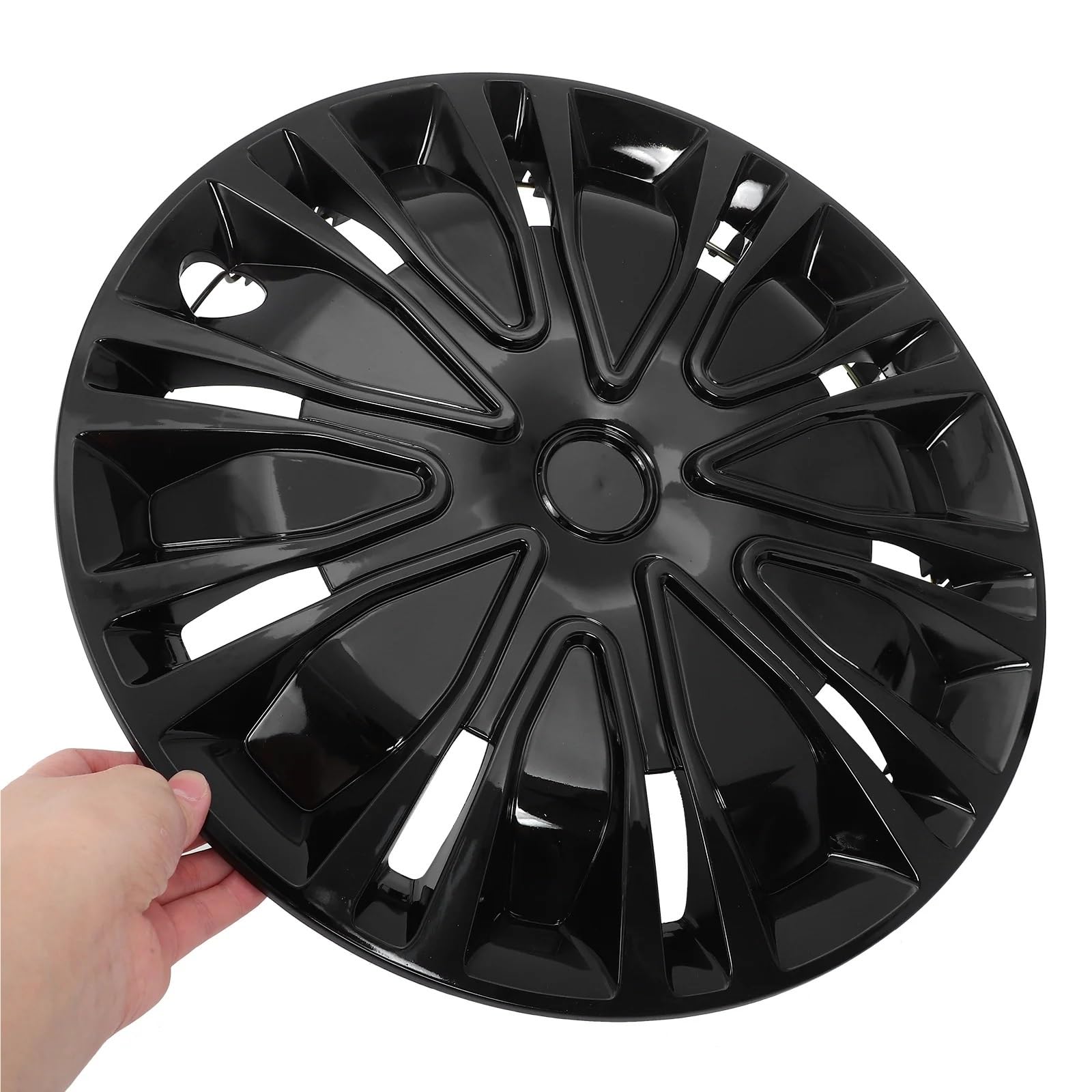 Tapacubos de Repuesto for tapacubos Rueda Coche(Gloss Black)