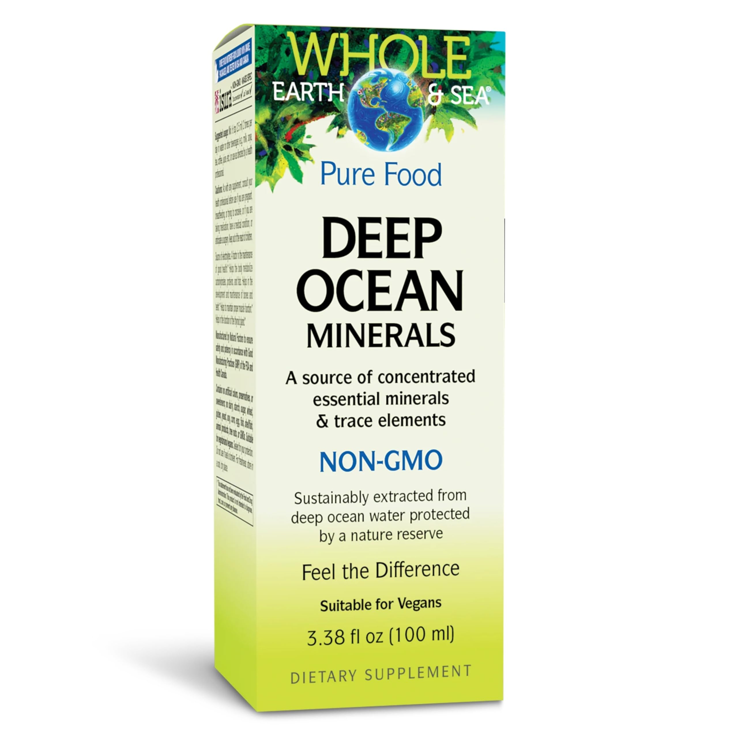 Natural Factors Whole Earth & Sea, Deep Ocean Minerals, 3.38 oz