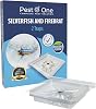 Silverfish and Firebrat Trap Pre-Baited Monitoring Trap for Silverfish and Firebrats Highly Effective Permanent Catch Trap Silverfish Killer Non-Toxic and Easy-to-Use Highly Effective 2-Traps