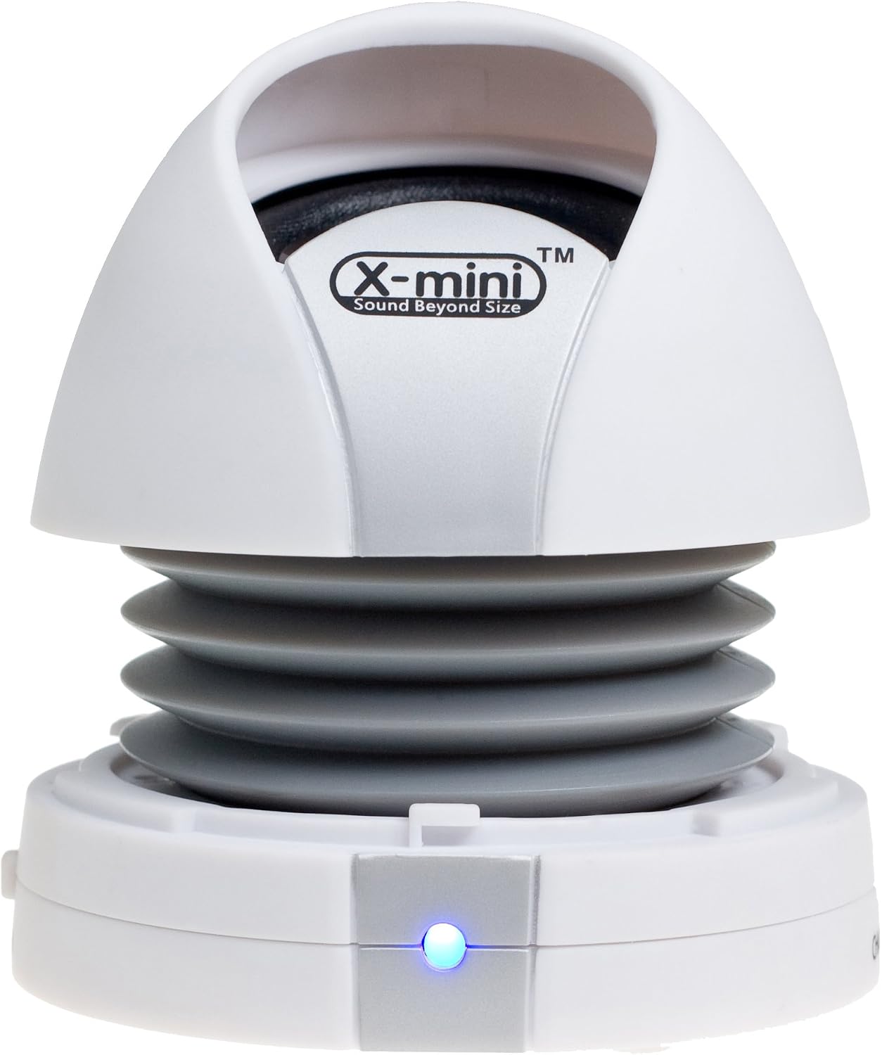 X-Mini MAX II XAM7-W Portable Capsule Speaker, White (Discontinued by Manufacturer)