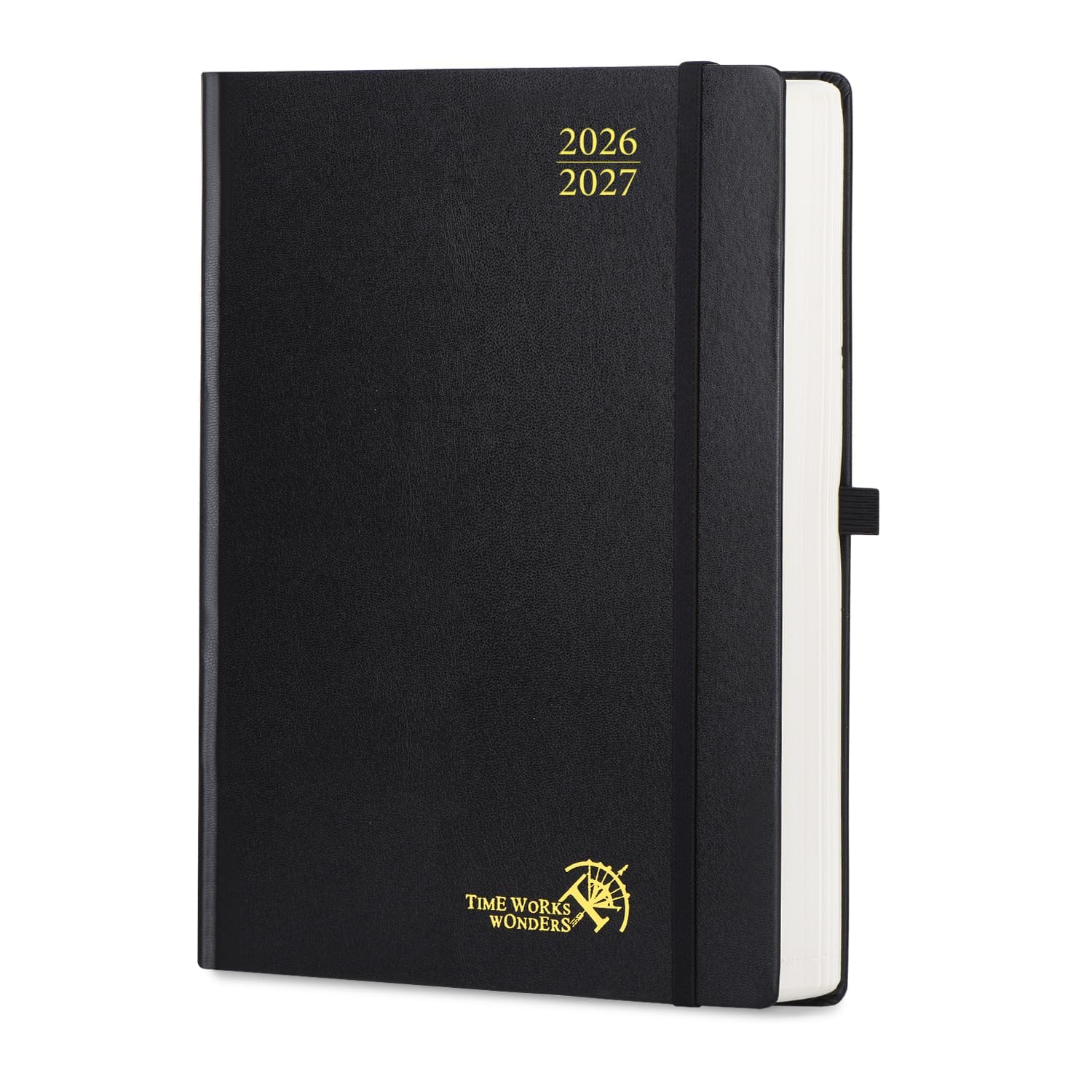 POPRUN Agenda diaria 2026-2027, una página por día, incluso fines de semana (A4, tamaño grande, 8.5 x 12 pulgadas), calendario académico (julio de 2026 a junio de 2027), libro de citas de 2026, tapa