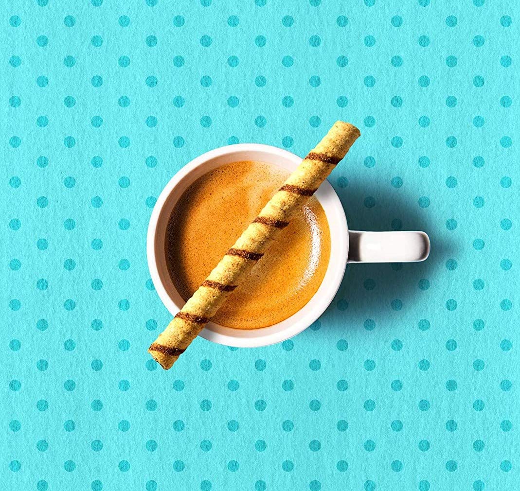 Pirouline Rolled Wafers – Chocolate Hazelnut – Rolled Wafer Sticks, Crème Filled Wafers, Rolled Cookies for Coffee, Tea, Ice Cream, Snacks, Parties, Gifts, and More – 28oz Tin 1pk