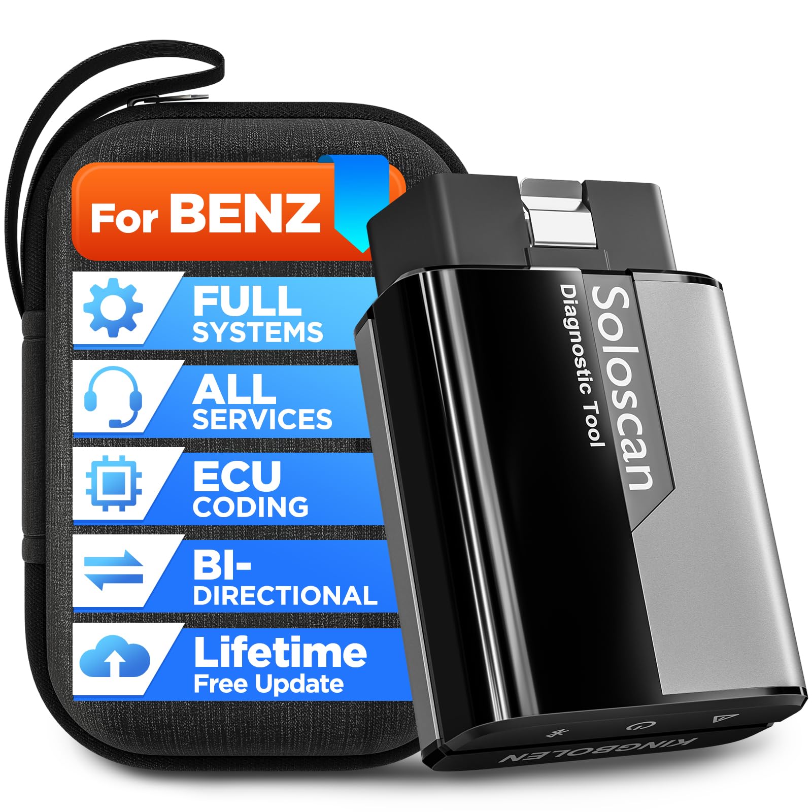 OBD2 Diagnosis Coche Profesional Herramienta De Diagnóstico Del Escáner,Lector De Códigos De