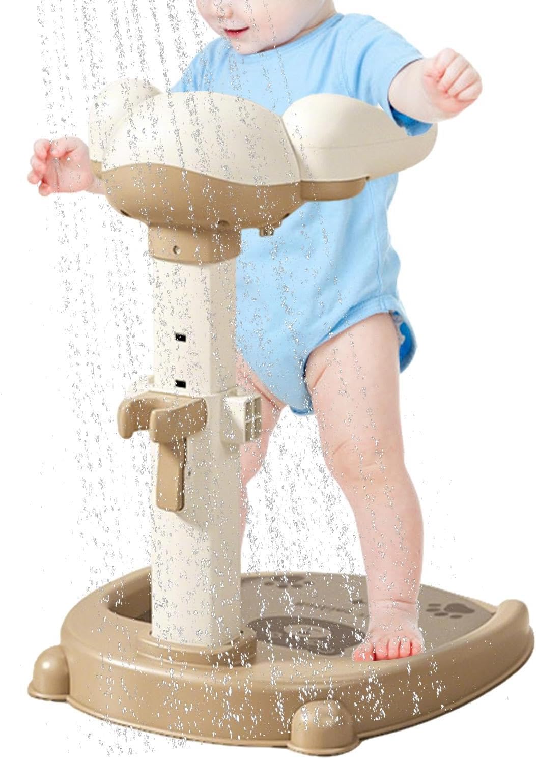 Kid Bath Standing Support - Adjustable Support - Anti-Slip Kid Bath Standing Shower | for Boys Girls Home Tub Apartment Travel Hotel