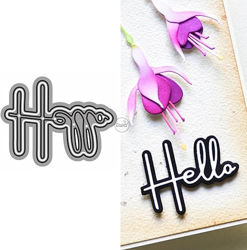 Miniatura 4 de DzIxY Troqueles de corte de metal con palabras en inglés complejas para hacer tarjetas, juegos de troqueles de papel para grabar, álbum, plantillas