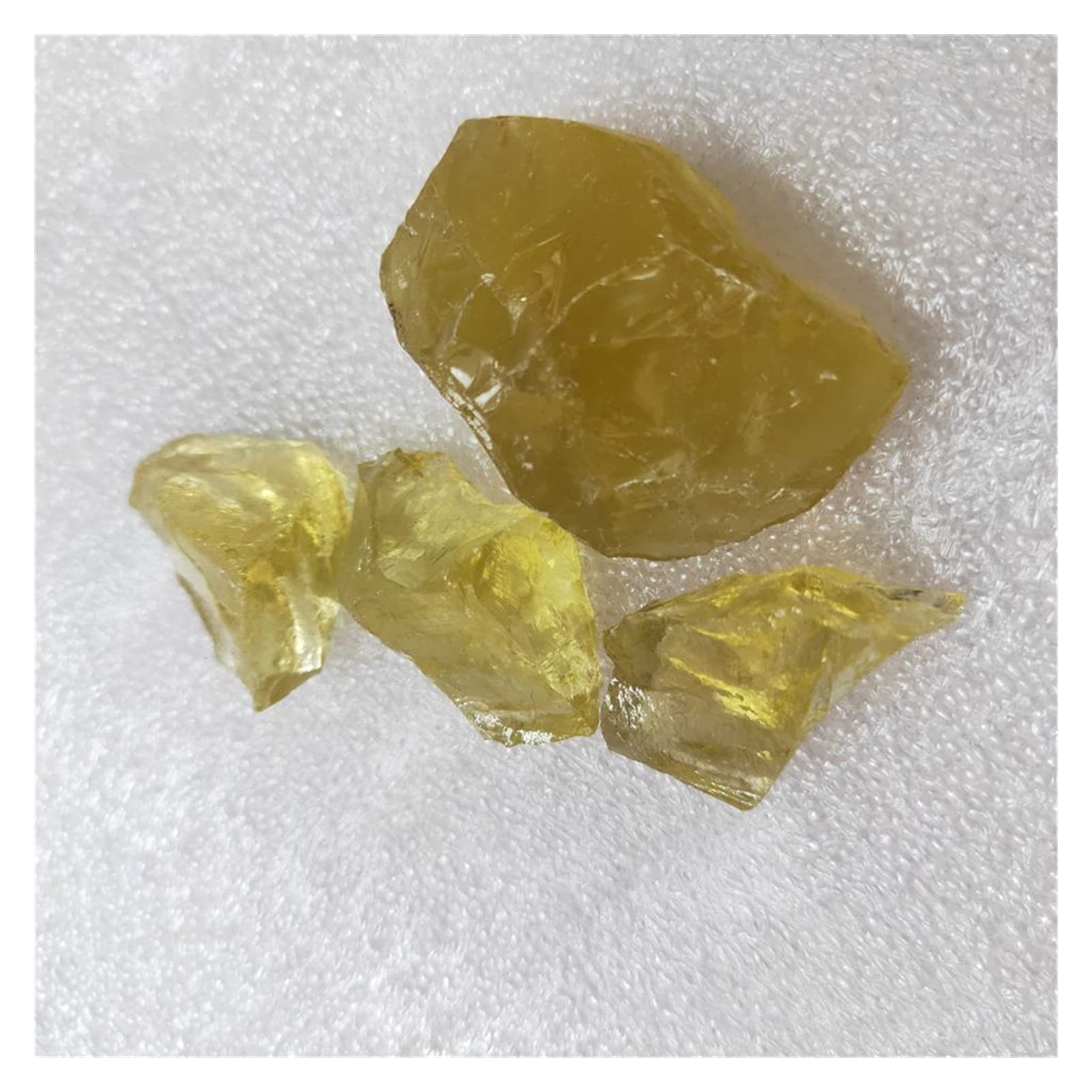 JCAKES Cristallo Naturale Grezzo Grezzo Cristallo di Quarzo citrino Naturale Grezzo Pietre grezze Cristallo di Quarzo Giallo Pietra preziosa Grezza Campione di Pietra Naturale (Size : 50g)