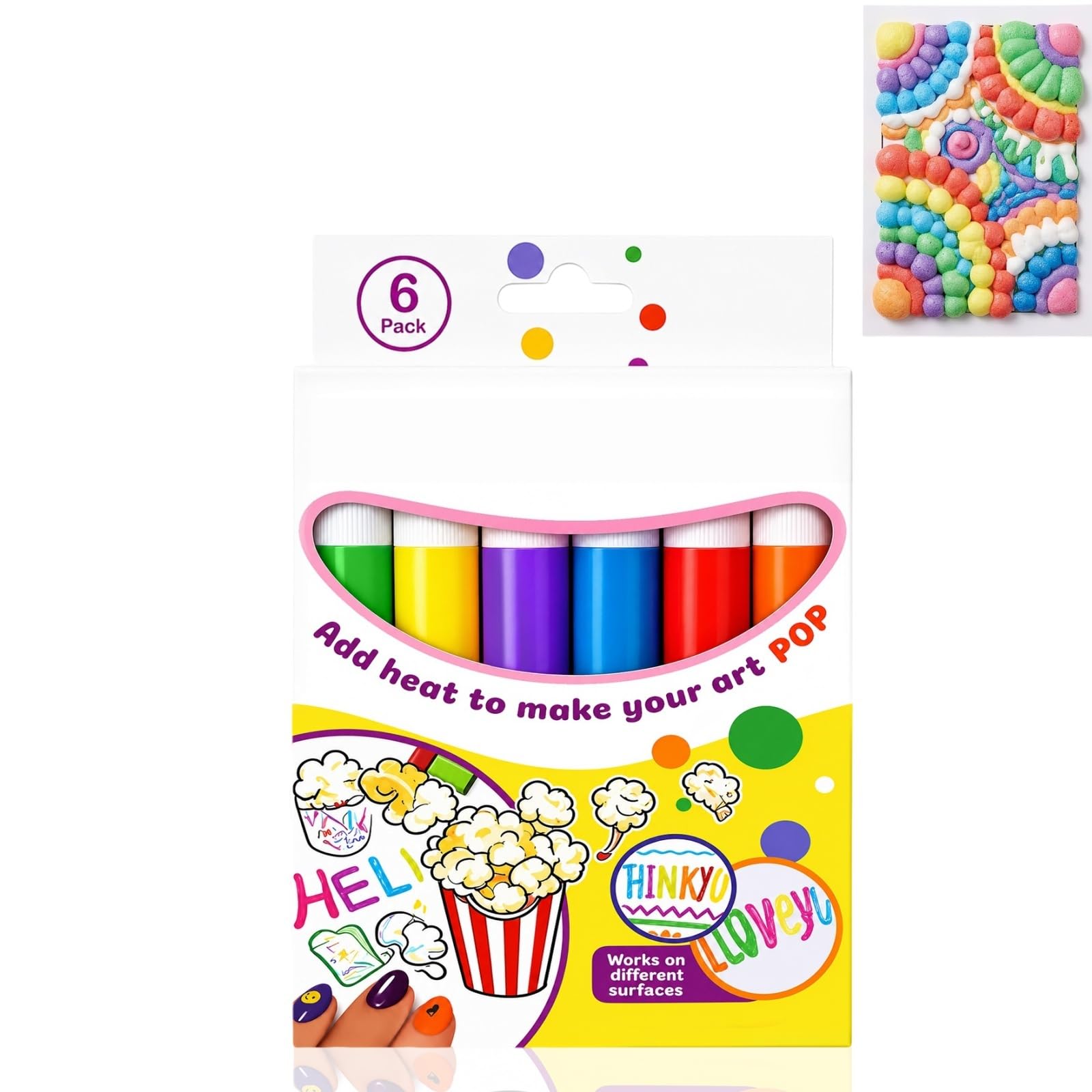 3D Pens Drawing Kit, Art Markers for Craft,Creative Bubble Art Marker