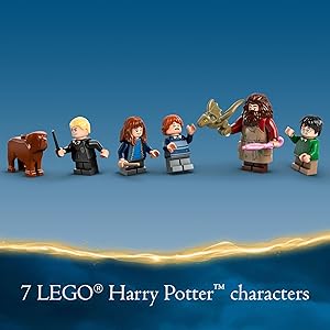 LEGO Harry Potter Hagrid's Hut: an Unexpected Visit - Harry Potter Toy for Boys & Girls Ages 8+ - Kids Building Toys W/Buildable House, 7 Minifigures & Dragon - 76428