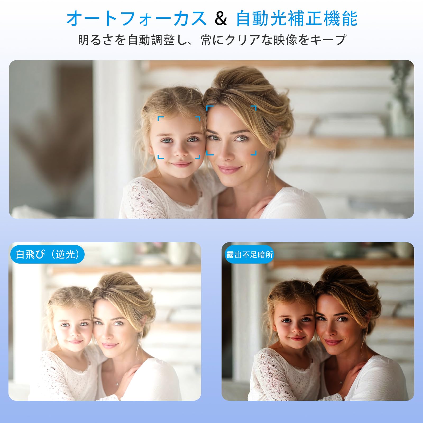 AOC WEBカメラ 4K 1200万画素 IMX363センサー搭載 PDAF 高速オートフォーカス F1.8大口径 1080P 60FPS ウェブカメラ マイク内蔵 プライバシーカバー 画角75° 三脚穴対応 USB PCカメラ ビデオ通話/WEB会議/動画配信/Zoom/Skype対応 (AC410) - 5