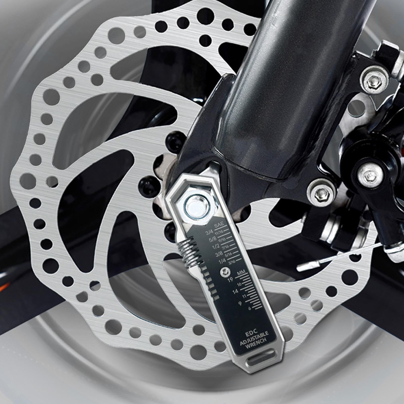Genérico Clé réglable multi-outils en acier inoxydable, mini multiple