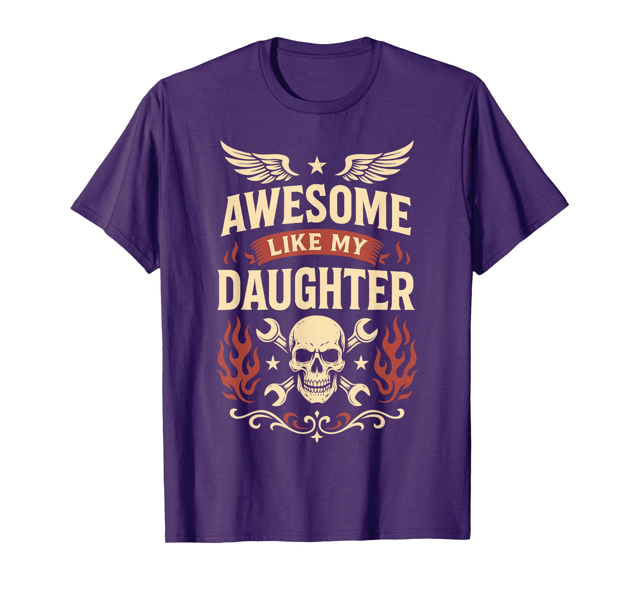 Awesome Like My Daughter Gifts Men Funny Birthday Gift Dad T-Shirt