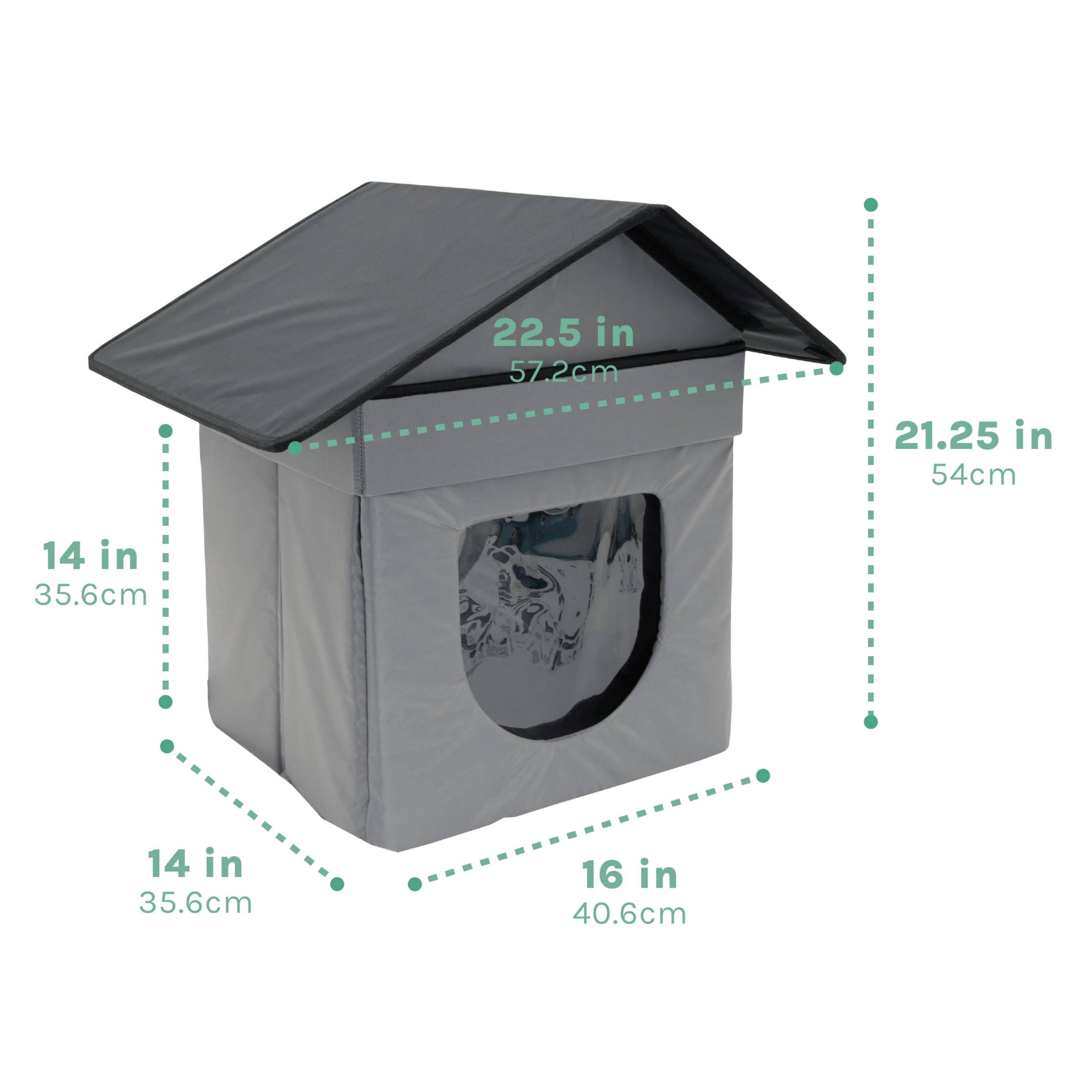 Kitty City Niche pour Chat empilable d'extérieur résistante à l'eau pour Chat