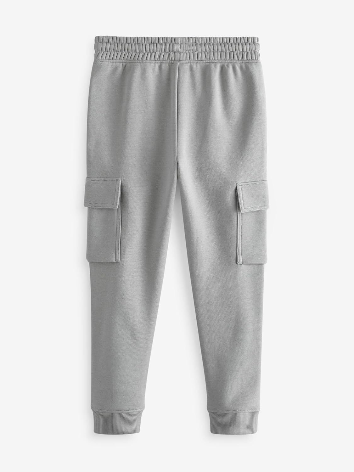NEXT Boys Grey Slim Fit Cargo Rich Joggers 9Y | Cotton fabric, casual cargo pocket styling, comfortable elasticated waist and cuffed hem