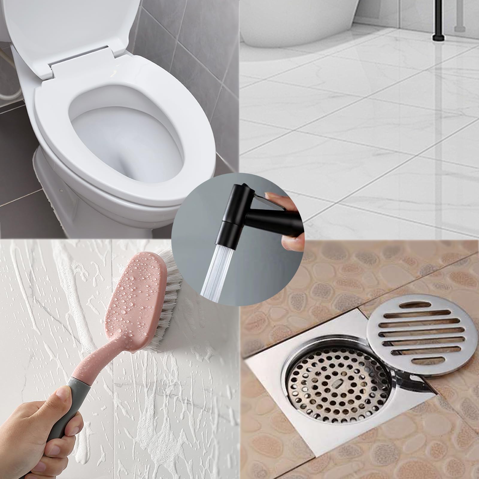 Opryskiwacz bidet prysznic bidet zestaw prysznicowy bidet toaleta ze stali nierdzewnej prysznic hydroskopowy bidet toaleta prysznic toaleta toaleta toaleta pieluchy do czyszczenia (czarny)