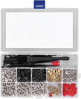 Computer Screw Parts, 366 Pcs Computer Screw Assortment Kit for Hard Drive Computer Case Motherboard Standoffs Screw Kit with Computer, Repair Kits