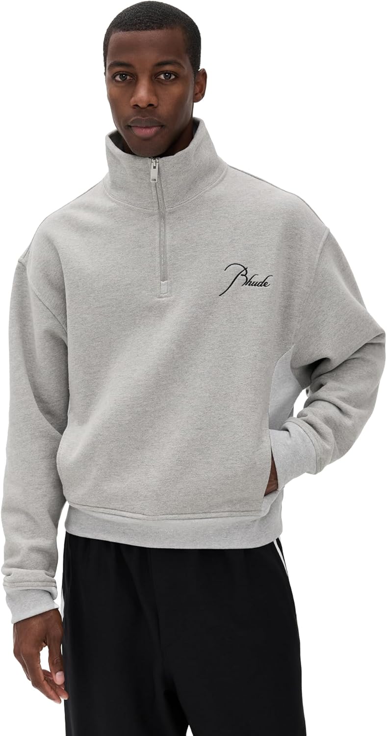 Rhude Men's Classique Quarter Zip