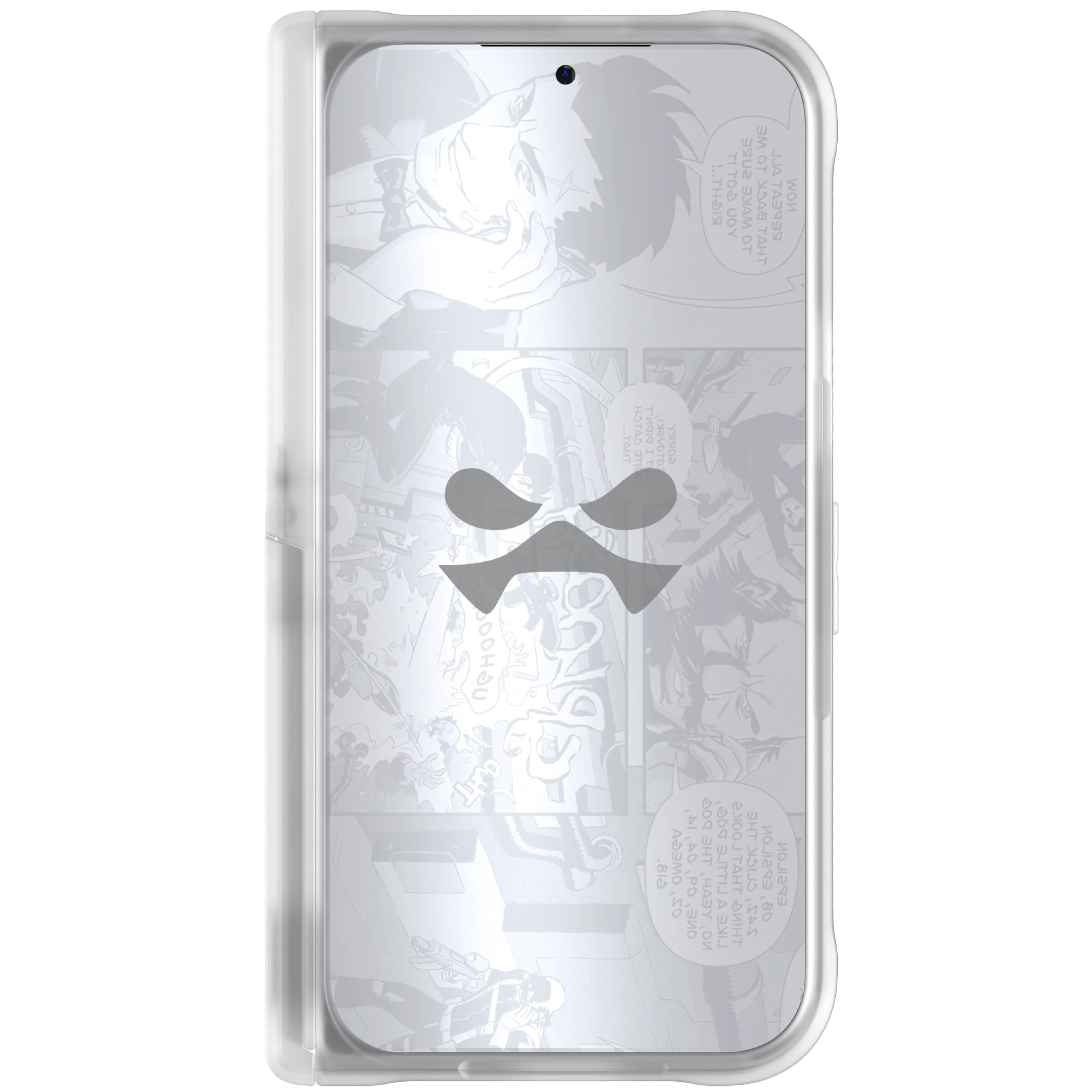 Ghostek Covert per Clear Pixel 10 Pro Fold - Custodia con cavalletto integrato e protezione completa per cardine, progettata per Google Pixel10 Pro Fold 2025 (8 pollici), colore: trasparente opaco.