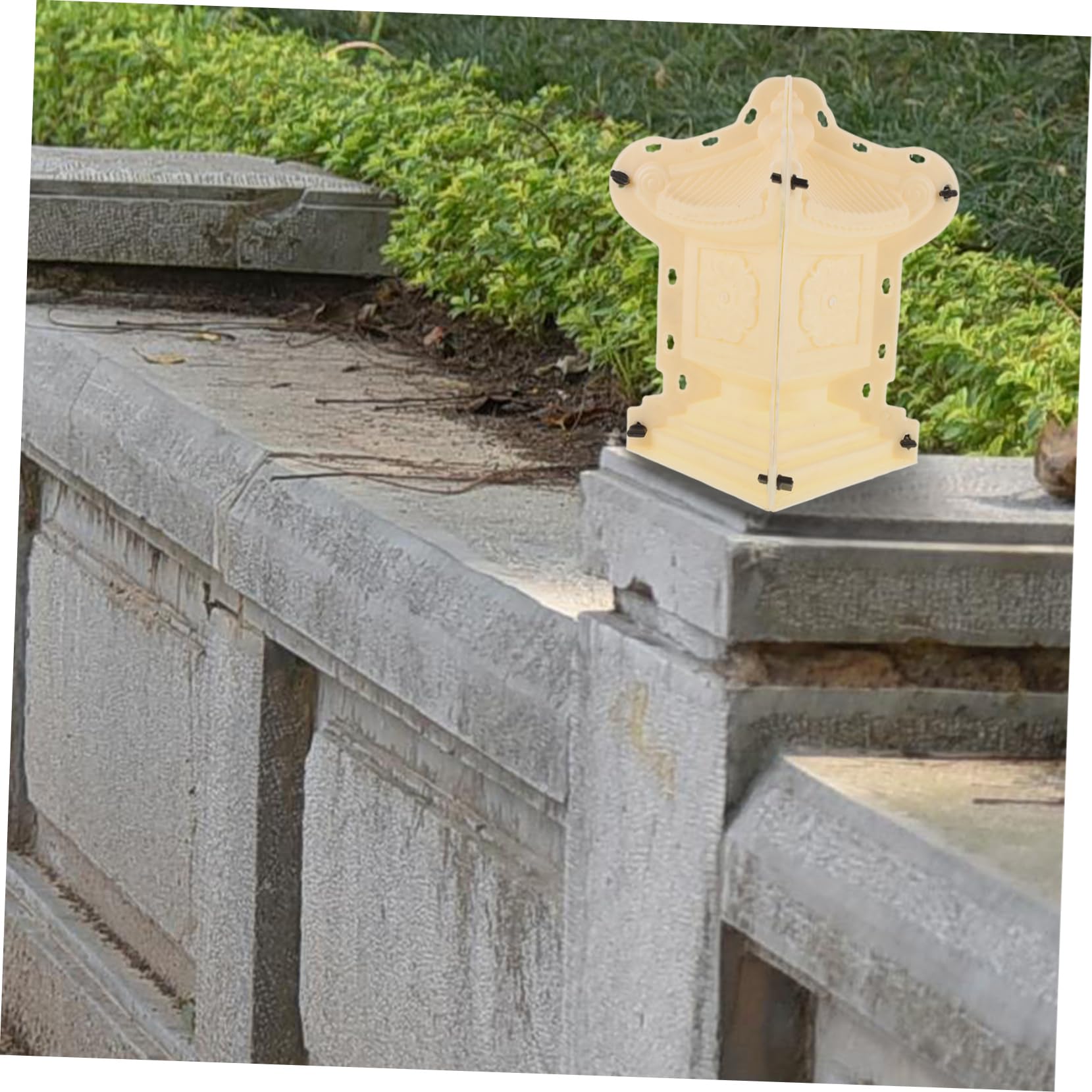 BESPORTBLE Moule de Colonne Romaine en Plastique pour Clôture de Jardin et Balustrade, Surface Lisse, Léger, pour Parcs et Communautés