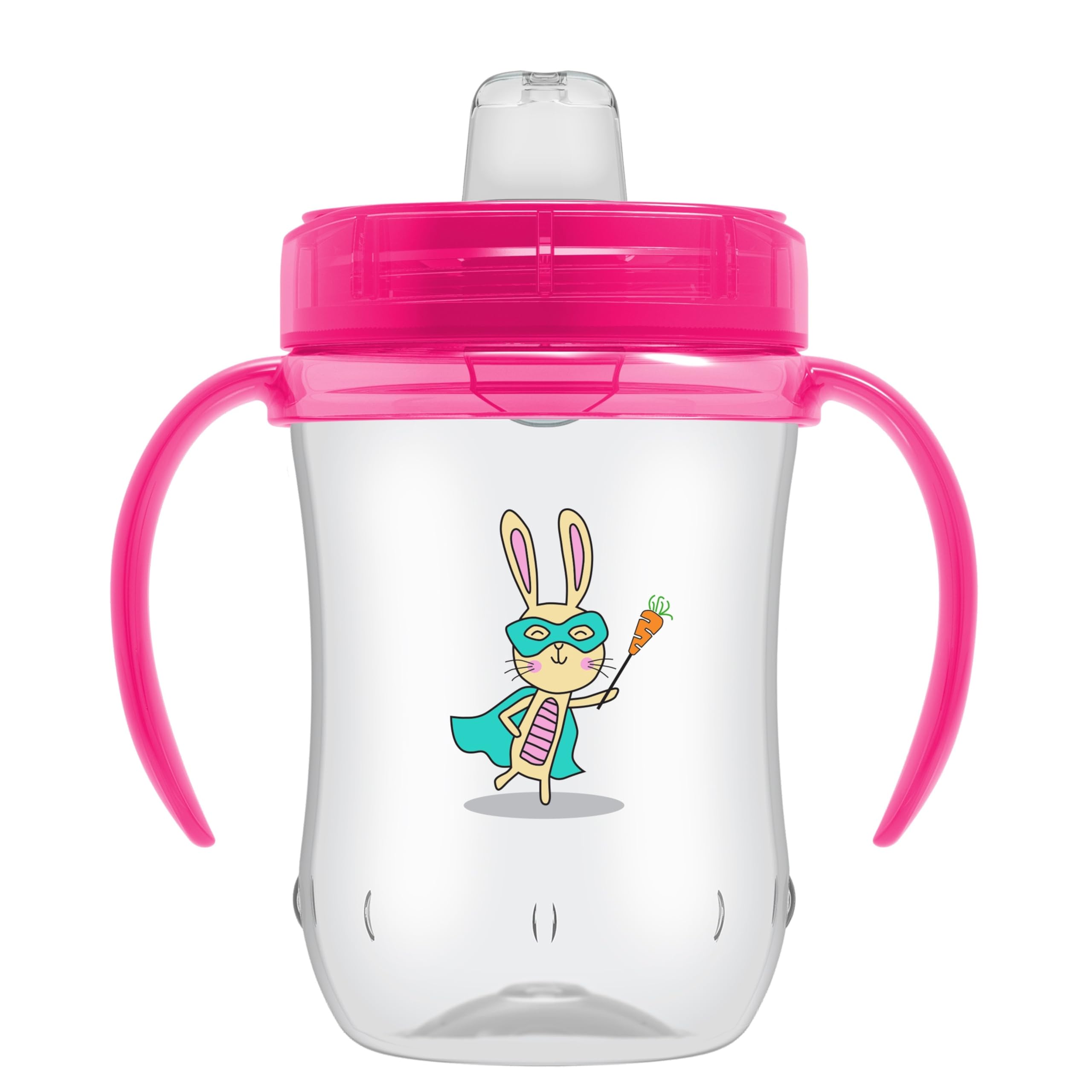 Dr. Brown’s Milestones Soft Spout Sippy Cup with Handles - Pink - 9oz - 6m+