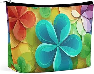 Makeup Bag for Women Cosmetic Bag Rainbow Cir...