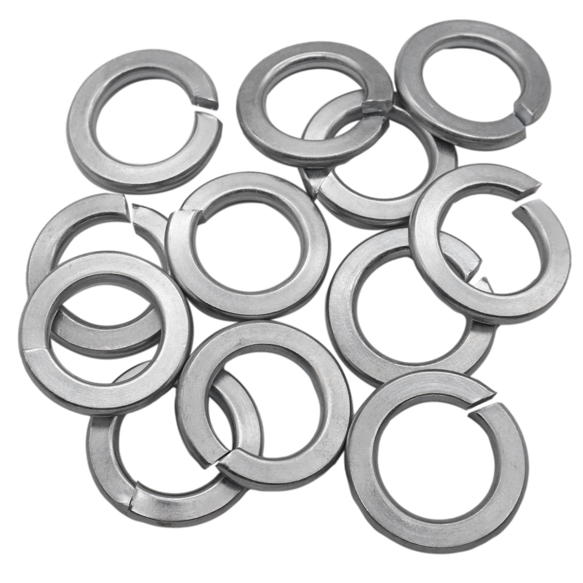SKIR'CO (50 pcs) Zinc Plated DIN127 Spring Lock Washers M20, Metal Washers, Spring Split Lock Washers